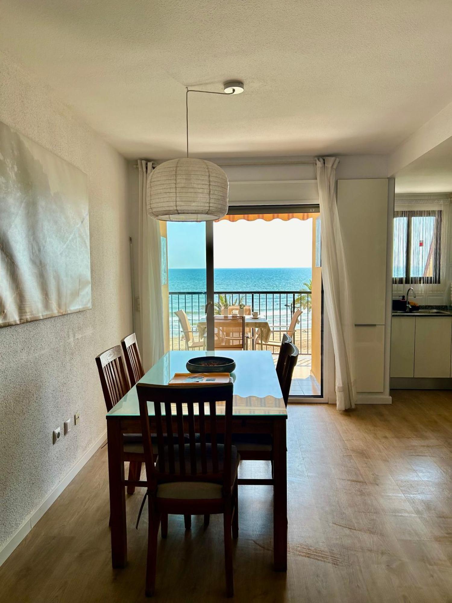 Apartamento 1 línea playa Porsa playa Alboraya Port Saplaya Exterior foto